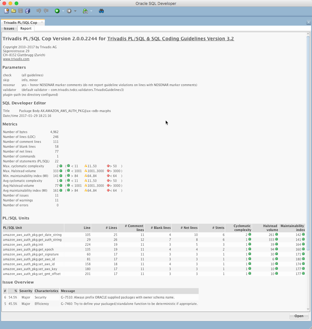 Tool Support Pl Sql Sql Coding Guidelines